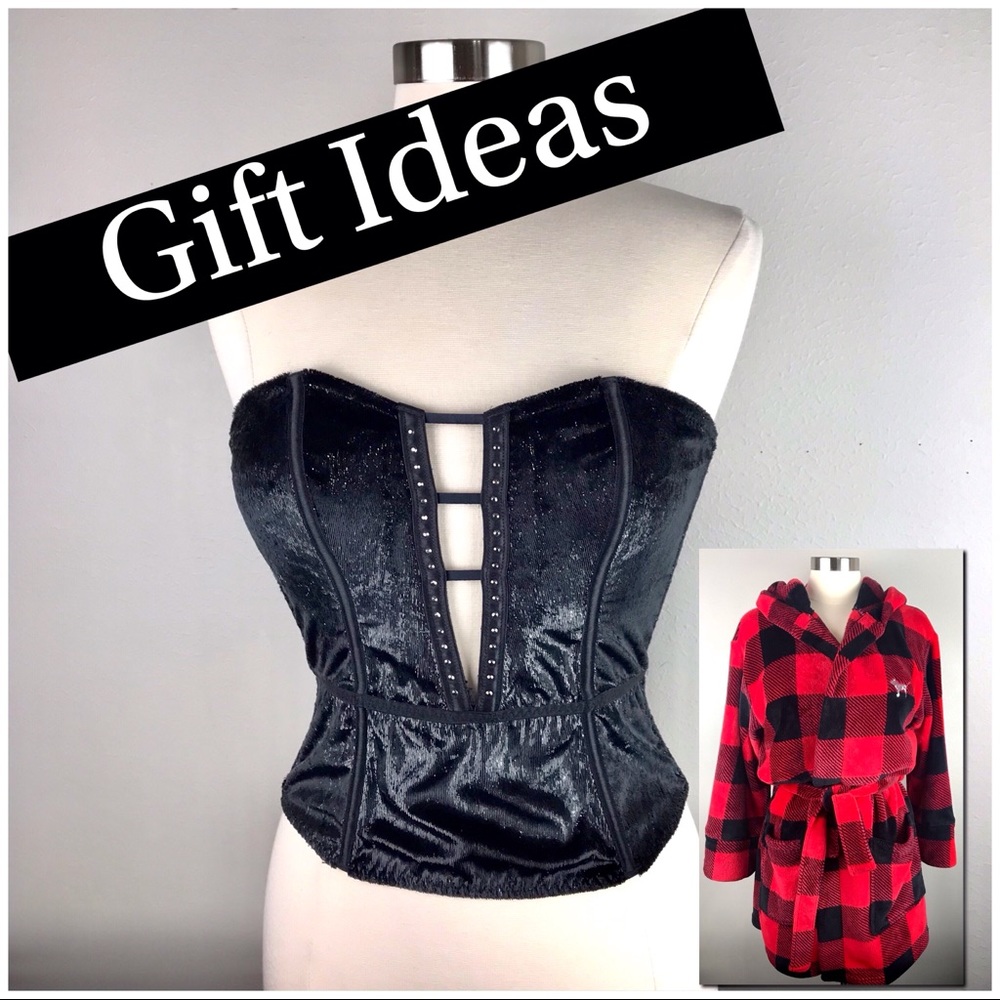 ❤️SOLD❤️ Victoria’s Secret black shimmering corset